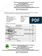 Model Surat Keterangan Lulus SDLB