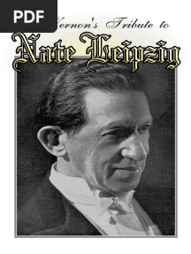 Dai Vernon's Tribute To Nate Leipzig