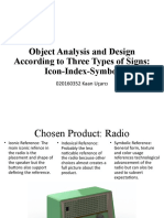 Object Analysis and Design According To Three Types