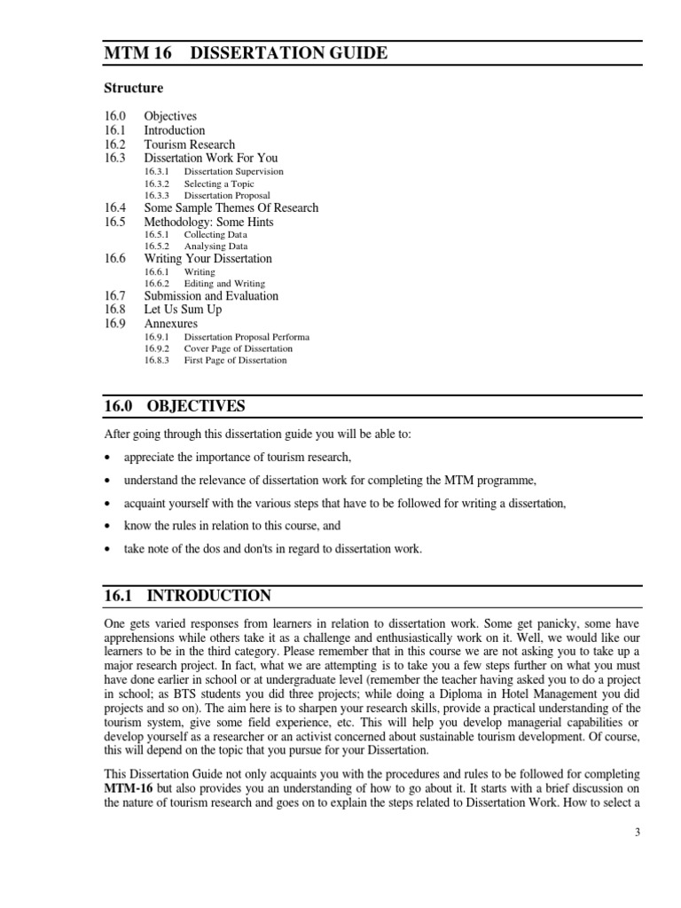 dissertation thesis guide