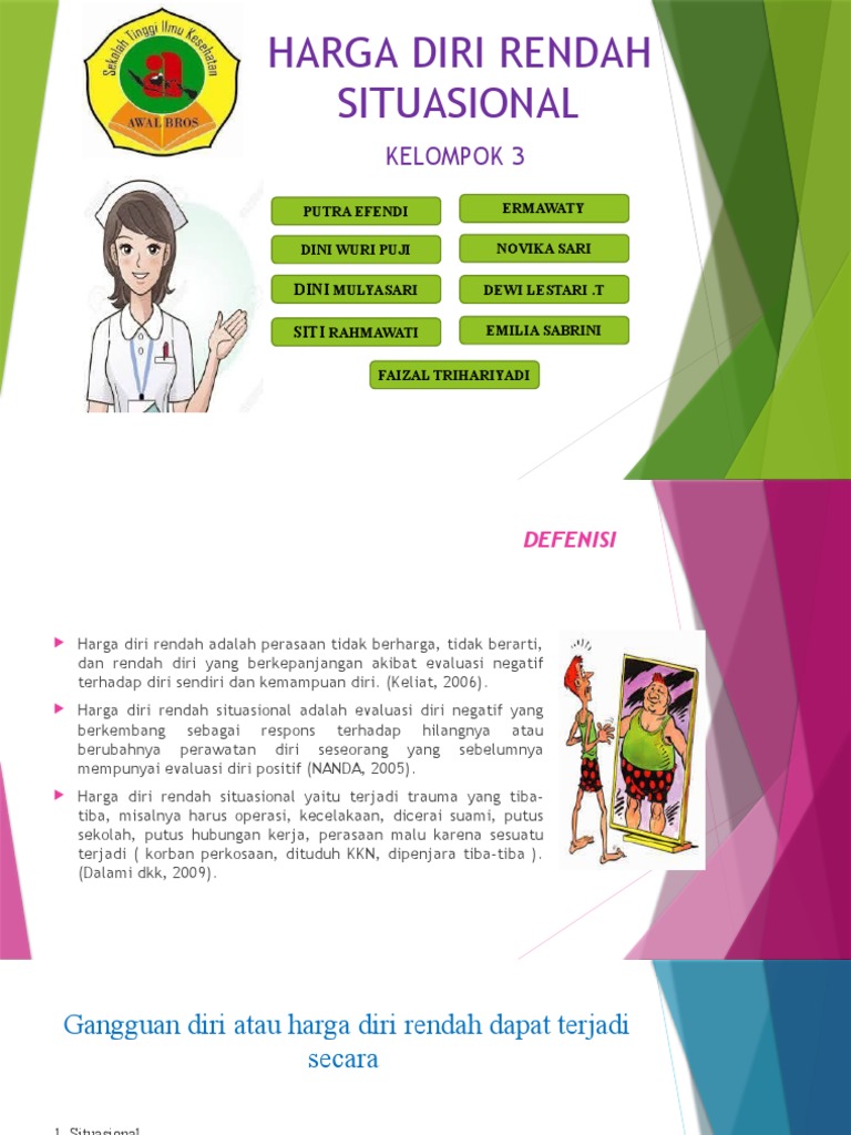 Harga Diri Rendah Situasional: Analisis dan Intervensi | PDF ...