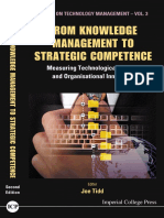 From Knowledge Management To Strategic Competence - Measuring Technological, Market and Organisational Innovation (Series On Technology Management)