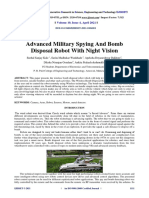 Military Spying and Bomb Disposal Robot With Night Vision