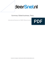 Summary Global Business - Peng