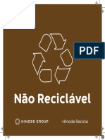 AF Hinode Adesivos ColetaSeletiva NaoReciclavel 20x20cm