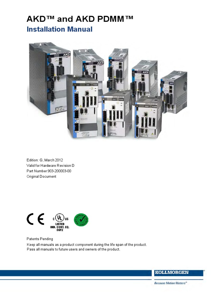 AKD Installation Manual PDF
