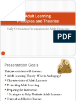 Adult Learning Principles and Theories.