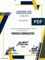 Certificate of Completion