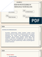 Epidemiologi (Prosedur Penyelidikan Epidemiologi, Surveilans)