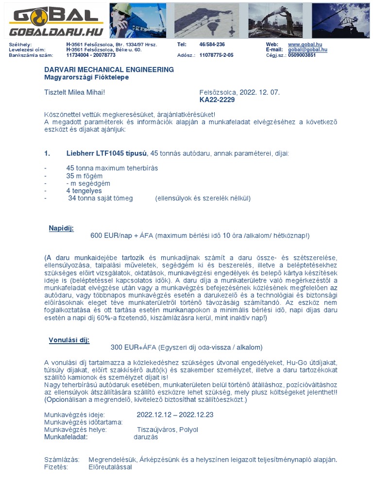 Darvari KA22-2229 | PDF
