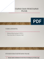 Ketetapan Dan Penetapan Pajak