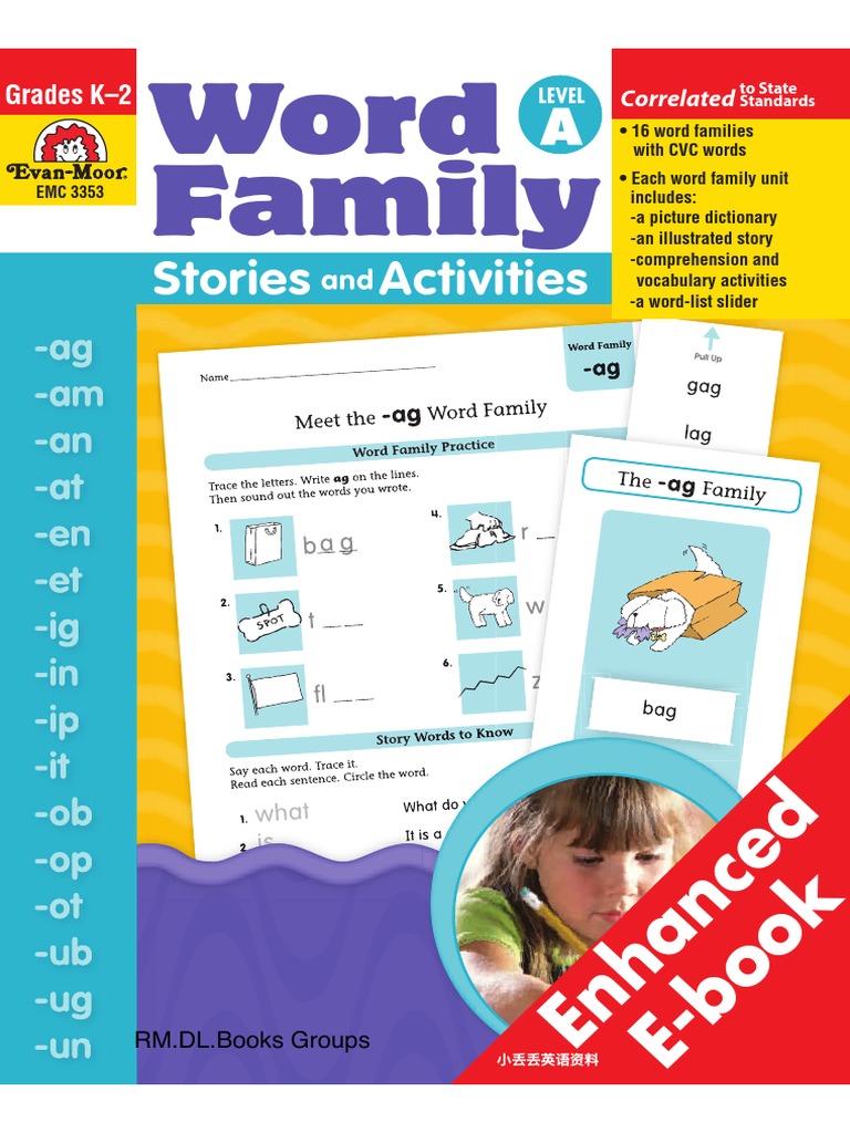 Word Family A | PDF | Books | Human Communication, image size:768x1024