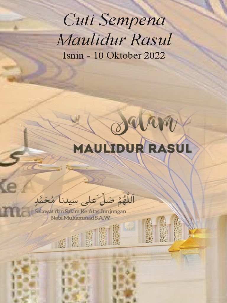 Cuti Maulidur Rasul PDF