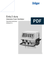 Draeger Evita 2 dura Ventilator Instructions