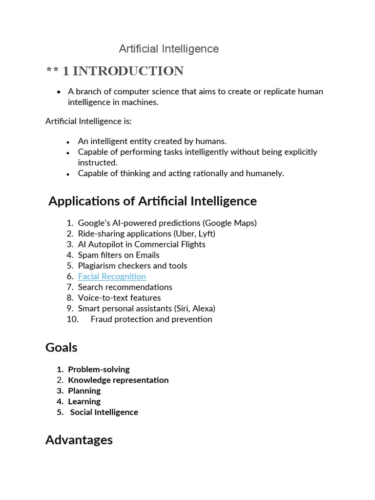 Artificial Intelligence | PDF | Artificial Intelligence | Intelligence ...