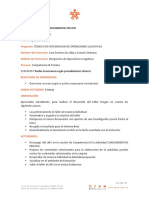 Actividad: Didáctica: Fecha: Programa: Nombre Del Instructor: Módulo de Formación: Proceso