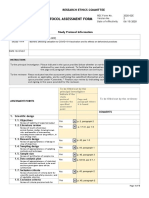 1st Page REC Form 02E Study Protocol Assessment Form