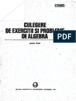 Culegere de Exercitii Si Probleme de Algebra - I. Stamate, I. Stoian (1979)