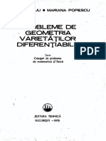 Probleme de Geometria Varietatilor Diferentiabile - V. Boju, M. Popescu (1978)