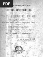 Lettresapostoliq00cath BW | PDF | Pape | Napoléon