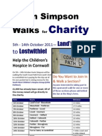 Flyer For Charity Walk