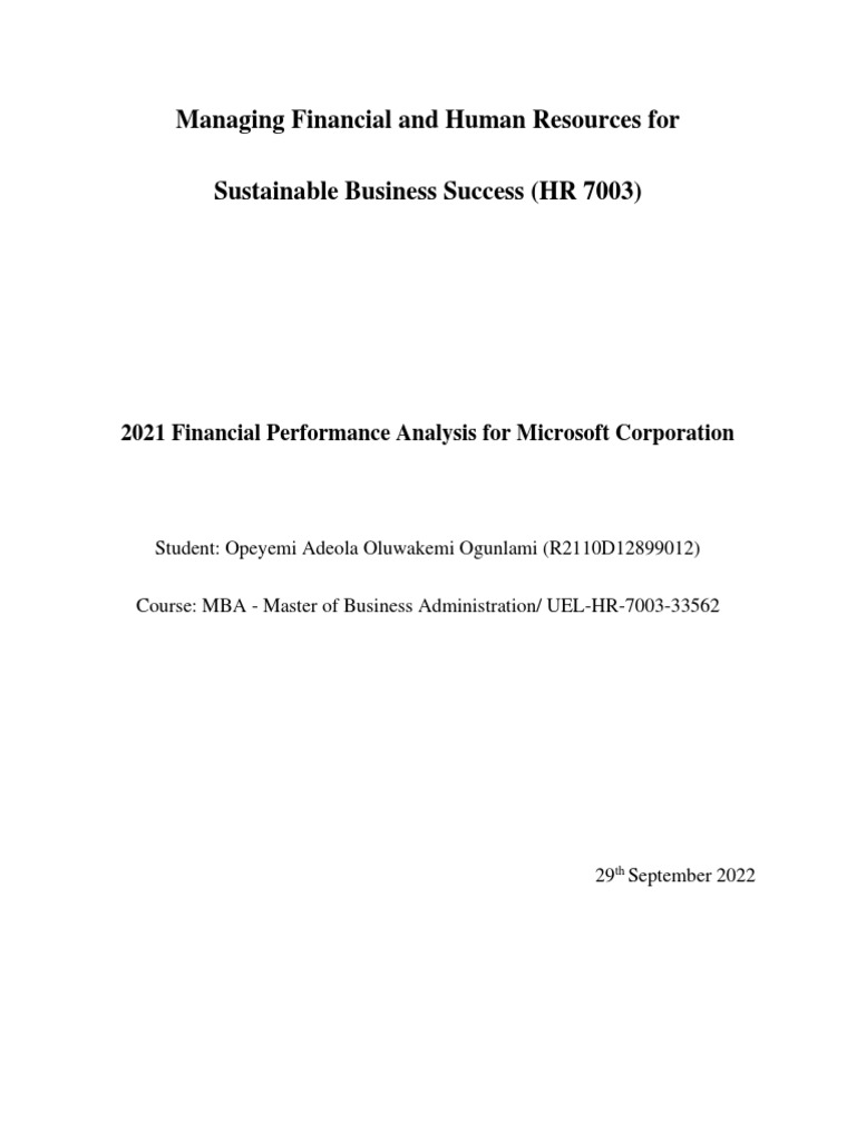 final-2021-financial-performance-analysis-for-microsoft-inc-company