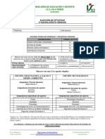 Hoja de Información de Asignaturas y Materias A Elegir Ciencias