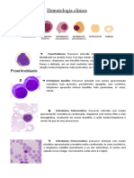 Hematologia Clínica 1- Componentes Sanguíneos (Celulas)