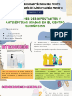 Grupo 17 - Soluciones Desinfectantes y Antisépticas Usadas en El Centro Quirúrgico