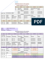 ROSTER MATA PELAJARAN SISWA SMA