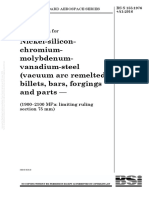 Nickel-Silicon-Chromium - Molybdenum - Vanadium-Steel (Vacuum Arc Remelted) Billets, Bars, Forgings and Parts