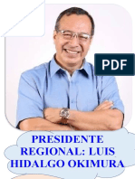 Presidente regional Luis Hidalgo Okimura