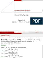 Finite Difference Methods: Siltanen/Railo/Kaarnioja