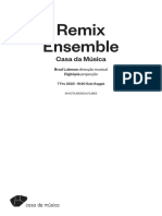 Programa Sala Remix Ensemble 2023 02 07