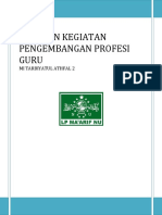 Laporan Kegiatan Pengembangan Profesi Guru: Mi Tarbiyatul Athfal 2