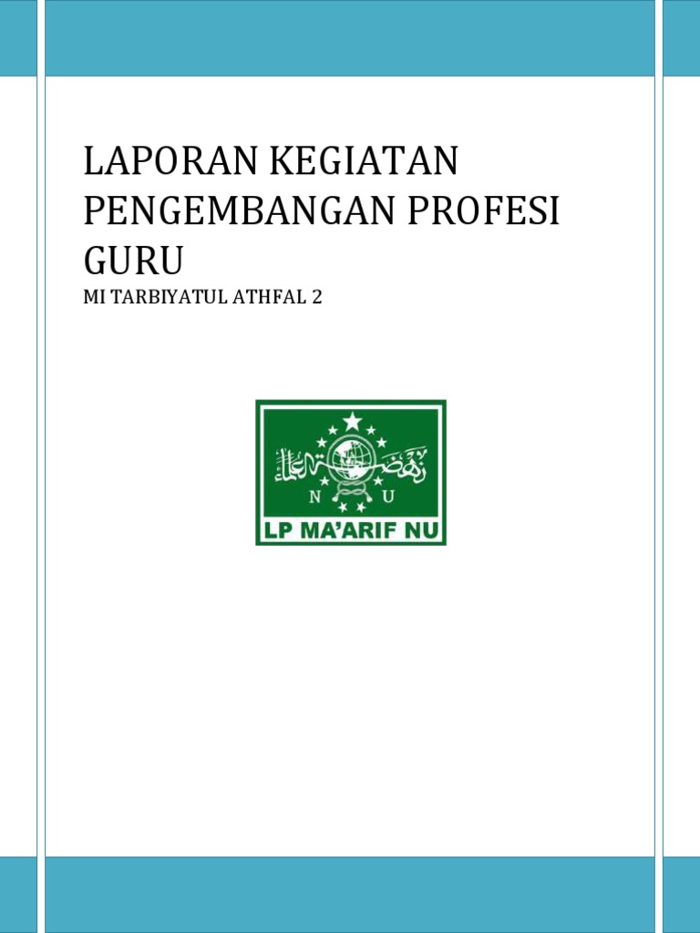 Laporan Pengembangan Profesi Guru MI | PDF