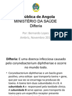 República de Angola, Difteria 2016