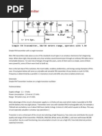 Simple FM Transmitter