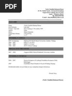 Download CONTOH CV Dan Surat Lamaran PLN Chay by chaychaiilul SN62752338 doc pdf