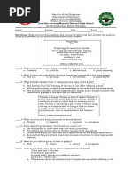 Pre-Test English 9 - Q2