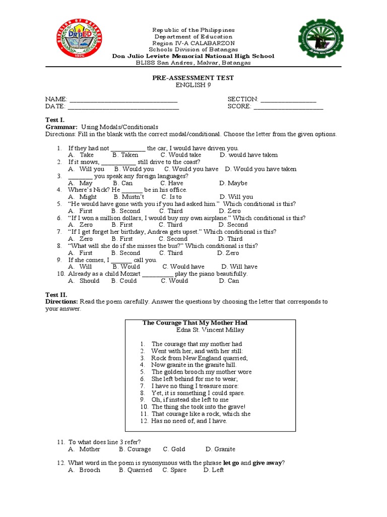 pre-test-english-9-pdf