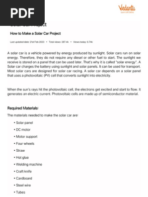Solar Car Project (1)