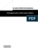 Installation Manuals - English DAIKIN WATER COOLED CHILLER