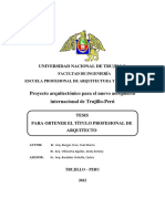 Proyecto Arquitectónico para El Nuevo Aeropuerto Internacional de Trujillo-Perú