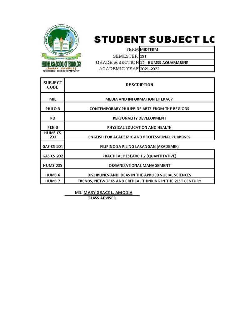 Grade 12 HUMSS 1st Semester Report | PDF | Science | Cognition