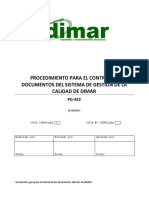 PG-423 - Control de Documentos