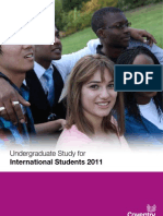 2011 International Undergraduate Course Brochure