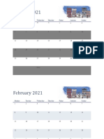 Excel - Calendarul Meu 2021-2