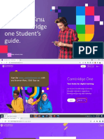 Complete Cambridge One User's Guide For Student - Unlock