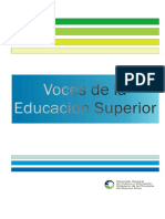 Voces de La Educación Superior